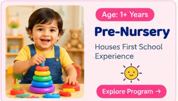 Toddler exploring first school activities