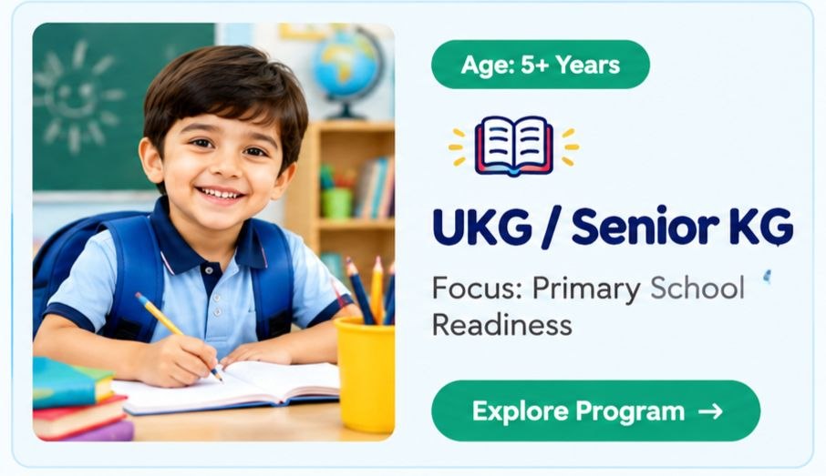 UKG children preparing for primary school