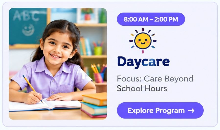 Children in a comfortable daycare setting